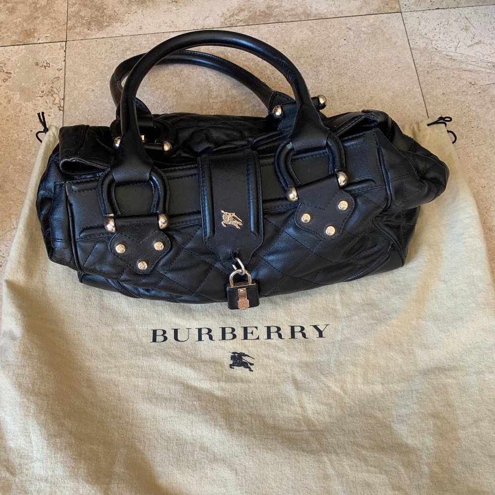 Leather Burberry Shoulder Bag